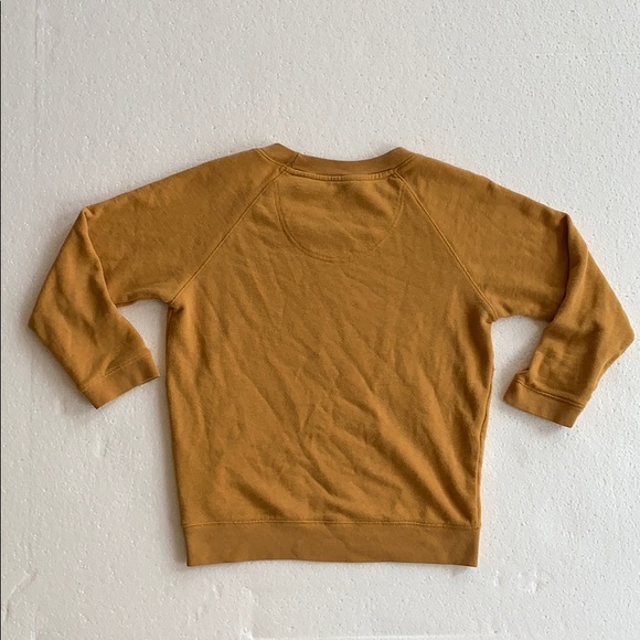 Levis 3/4 sleeve sweatshirt top Sz S Orange-Yellow - Picture 6 of 6
